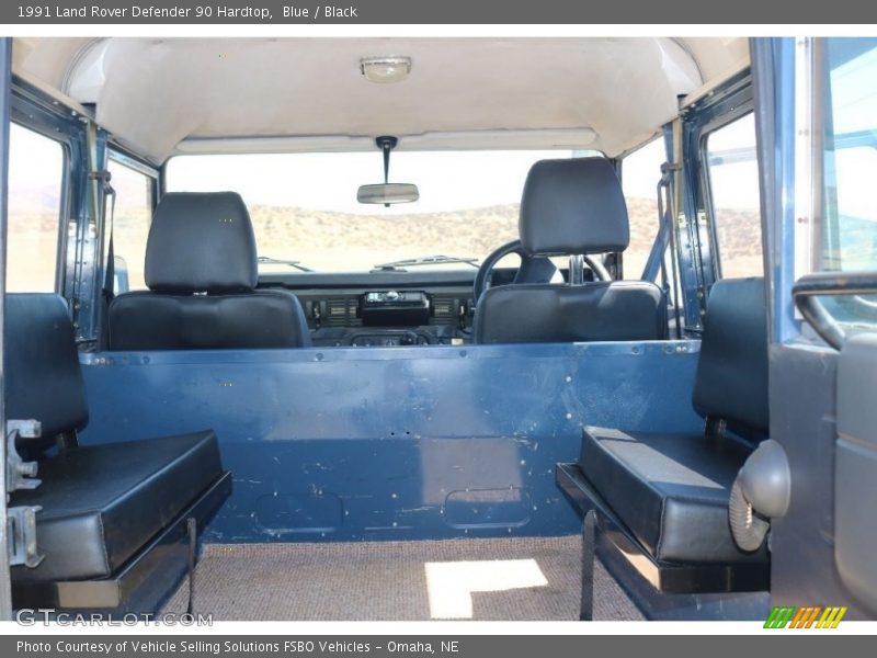 Blue / Black 1991 Land Rover Defender 90 Hardtop