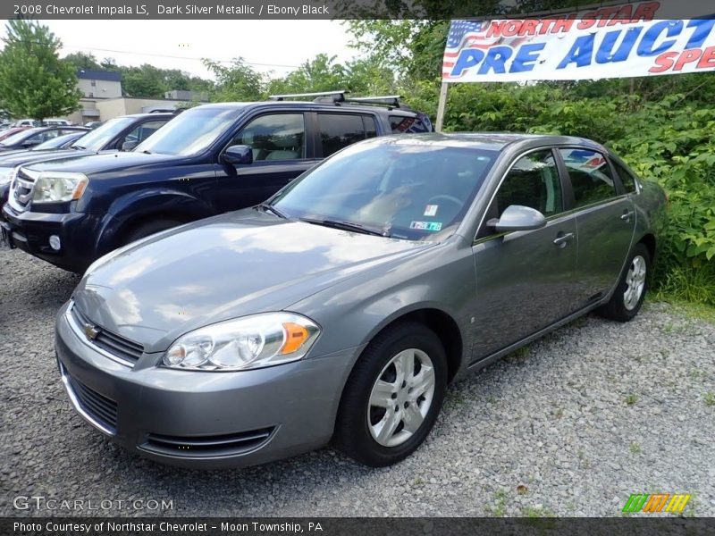 Dark Silver Metallic / Ebony Black 2008 Chevrolet Impala LS