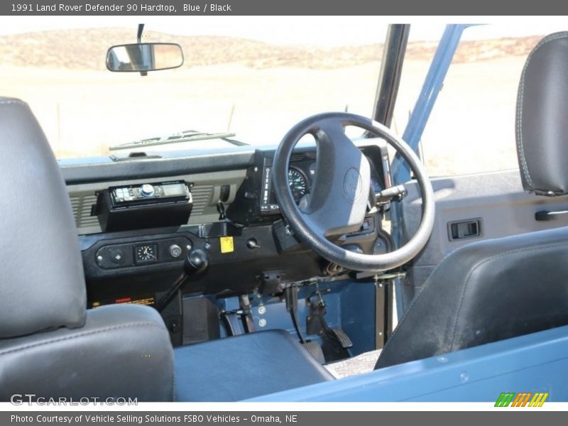 Blue / Black 1991 Land Rover Defender 90 Hardtop