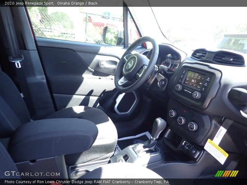 Omaha Orange / Black 2020 Jeep Renegade Sport
