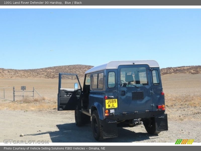 Blue / Black 1991 Land Rover Defender 90 Hardtop