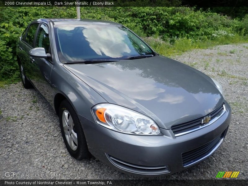 Dark Silver Metallic / Ebony Black 2008 Chevrolet Impala LS
