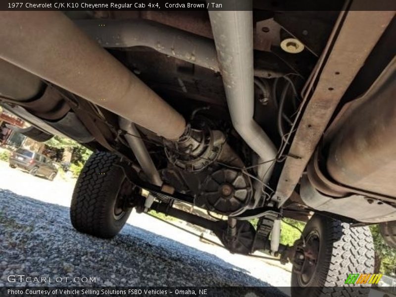 Undercarriage of 1977 C/K K10 Cheyenne Regular Cab 4x4