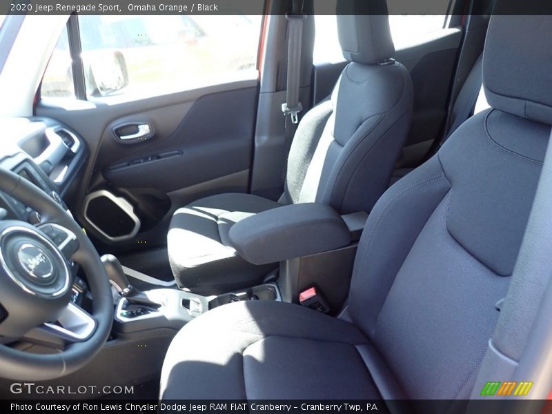 Omaha Orange / Black 2020 Jeep Renegade Sport