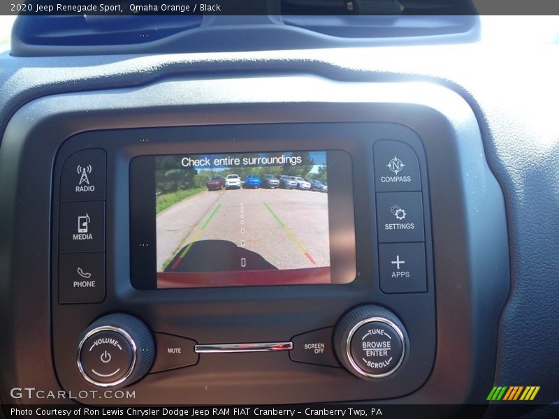 Omaha Orange / Black 2020 Jeep Renegade Sport