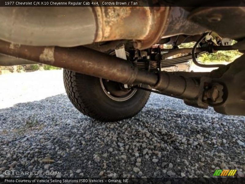 Undercarriage of 1977 C/K K10 Cheyenne Regular Cab 4x4