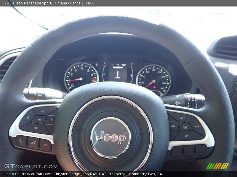 Omaha Orange / Black 2020 Jeep Renegade Sport