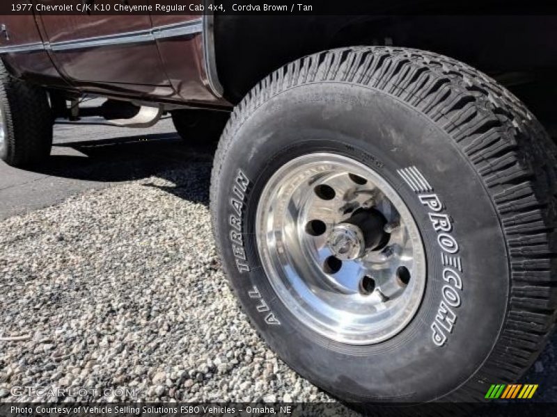 Cordva Brown / Tan 1977 Chevrolet C/K K10 Cheyenne Regular Cab 4x4