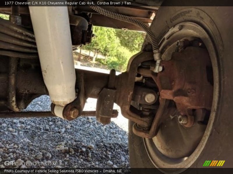Cordva Brown / Tan 1977 Chevrolet C/K K10 Cheyenne Regular Cab 4x4