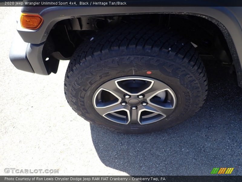 Black / Heritage Tan/Black 2020 Jeep Wrangler Unlimited Sport 4x4