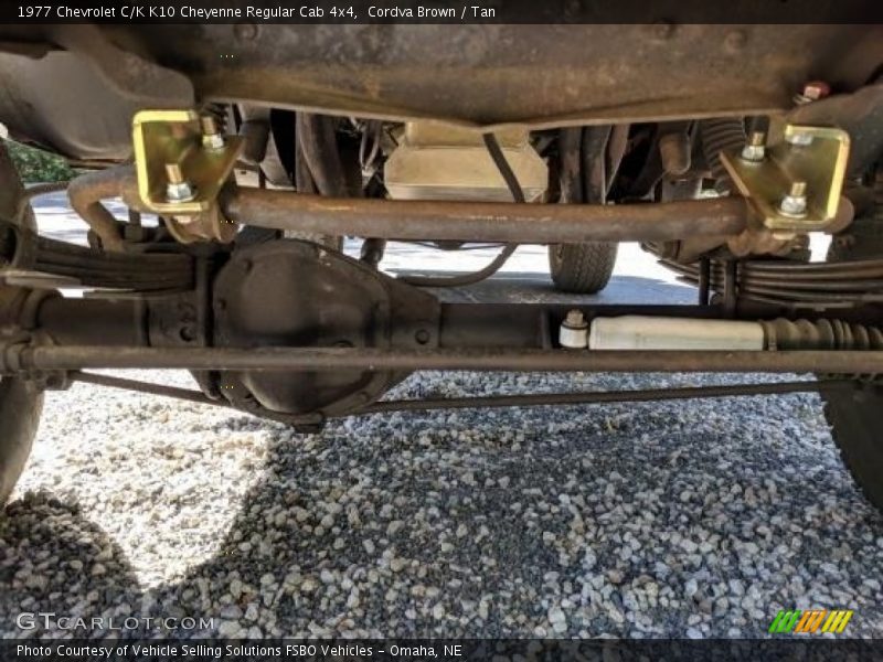 Undercarriage of 1977 C/K K10 Cheyenne Regular Cab 4x4