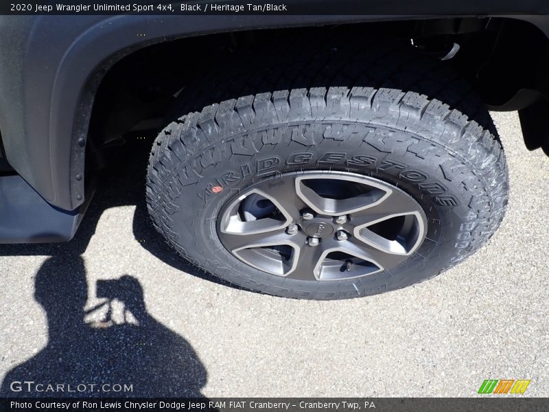 Black / Heritage Tan/Black 2020 Jeep Wrangler Unlimited Sport 4x4