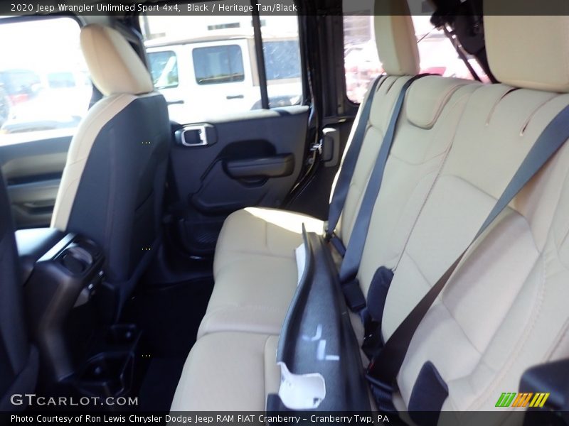 Black / Heritage Tan/Black 2020 Jeep Wrangler Unlimited Sport 4x4