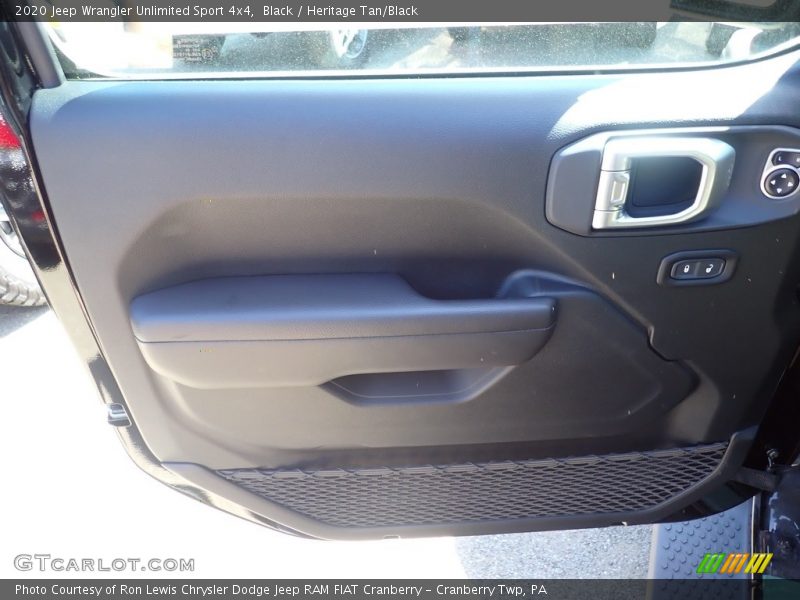 Black / Heritage Tan/Black 2020 Jeep Wrangler Unlimited Sport 4x4