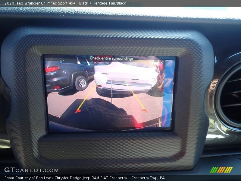 Black / Heritage Tan/Black 2020 Jeep Wrangler Unlimited Sport 4x4