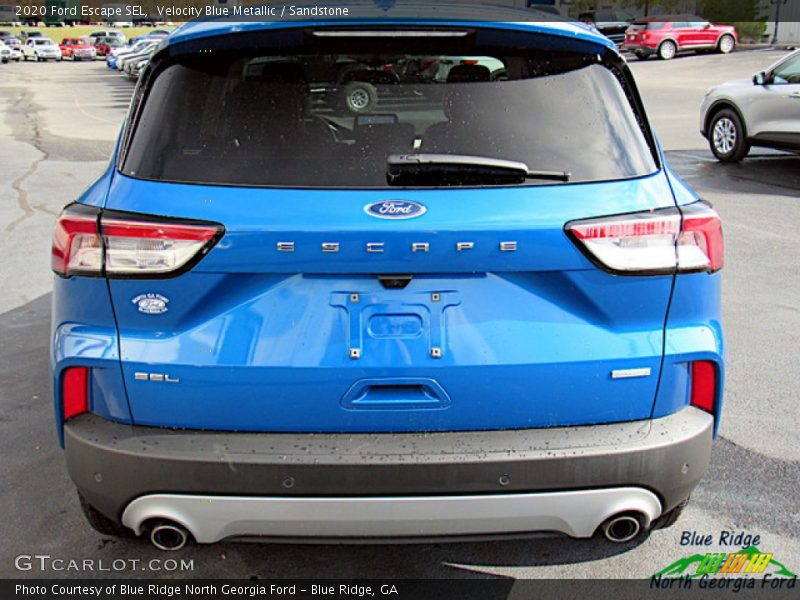 Velocity Blue Metallic / Sandstone 2020 Ford Escape SEL