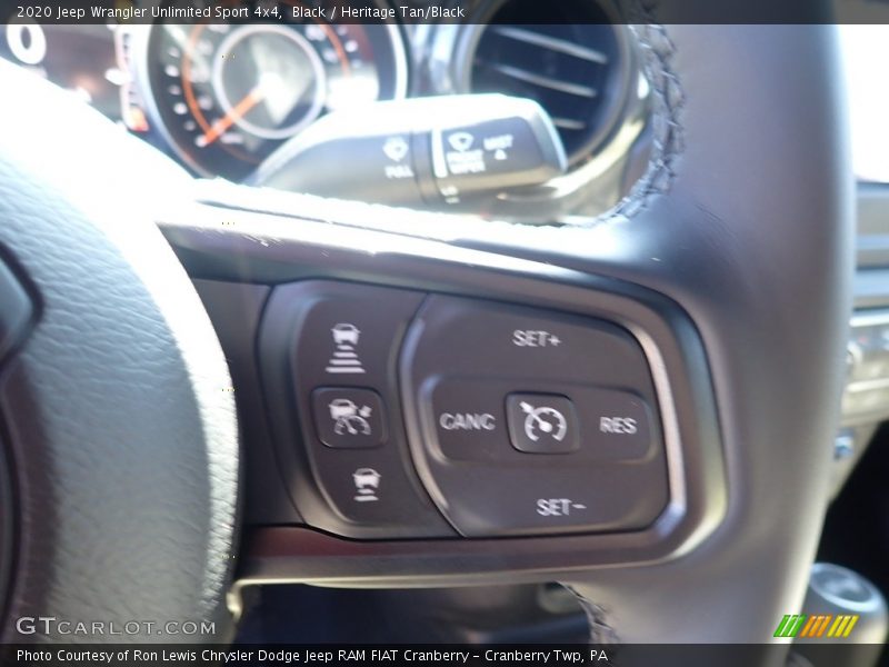 Black / Heritage Tan/Black 2020 Jeep Wrangler Unlimited Sport 4x4