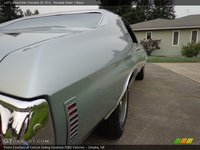 Nevada Silver / Black 1971 Chevrolet Chevelle SS 454