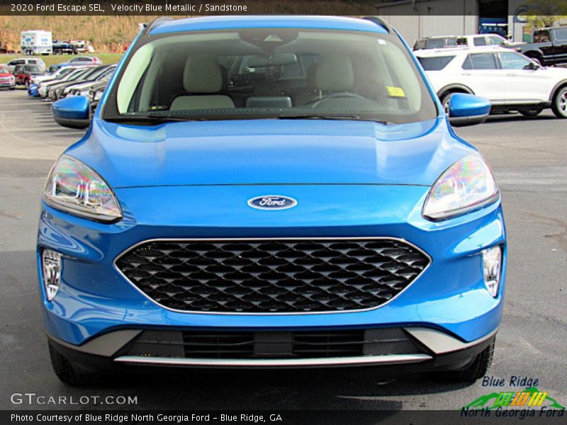 Velocity Blue Metallic / Sandstone 2020 Ford Escape SEL