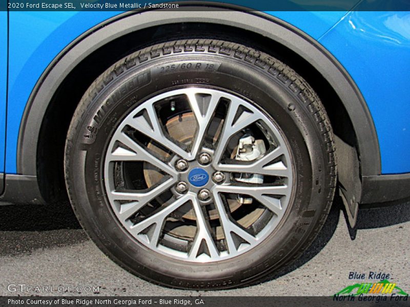 Velocity Blue Metallic / Sandstone 2020 Ford Escape SEL