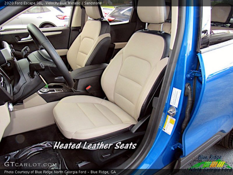 Velocity Blue Metallic / Sandstone 2020 Ford Escape SEL
