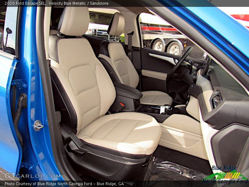 Velocity Blue Metallic / Sandstone 2020 Ford Escape SEL