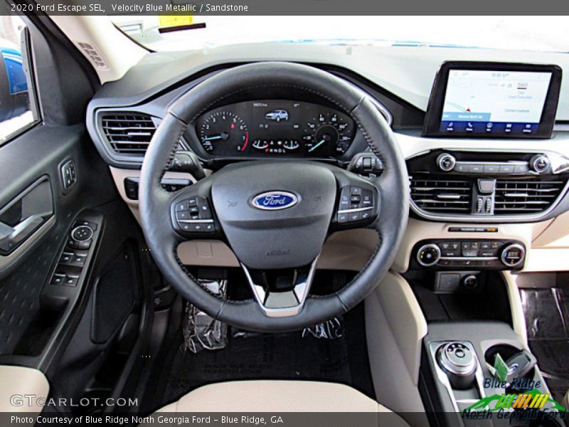 Velocity Blue Metallic / Sandstone 2020 Ford Escape SEL