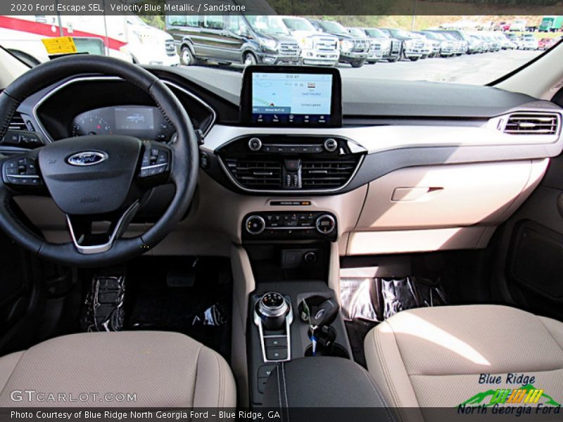 Velocity Blue Metallic / Sandstone 2020 Ford Escape SEL