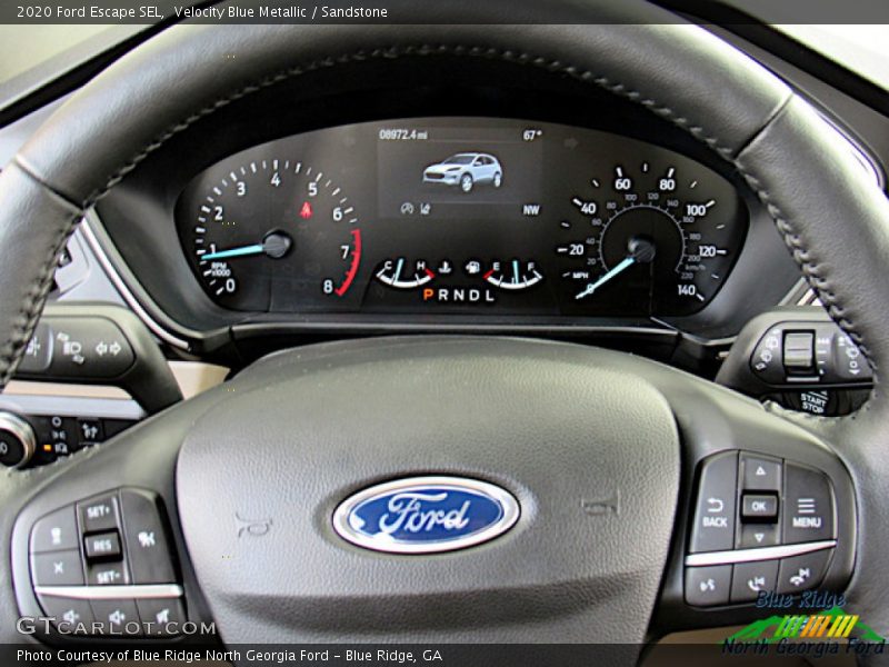 Velocity Blue Metallic / Sandstone 2020 Ford Escape SEL