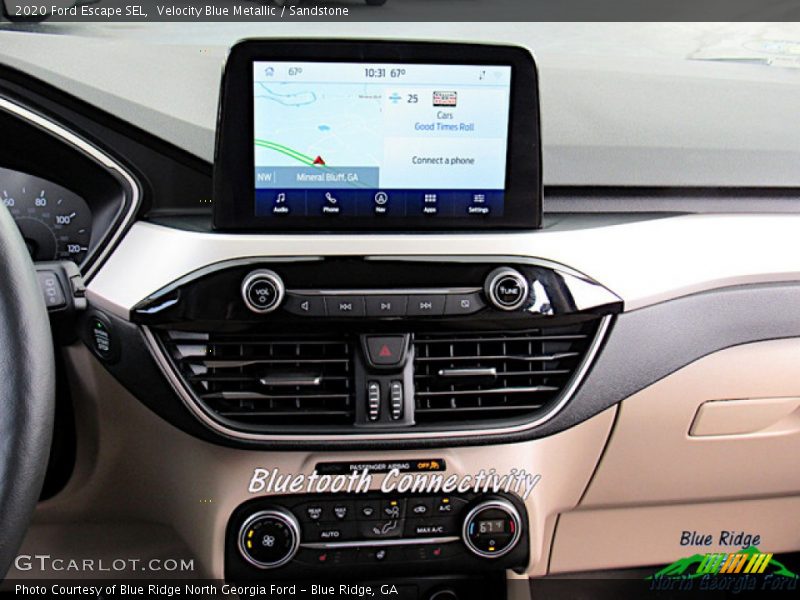 Velocity Blue Metallic / Sandstone 2020 Ford Escape SEL