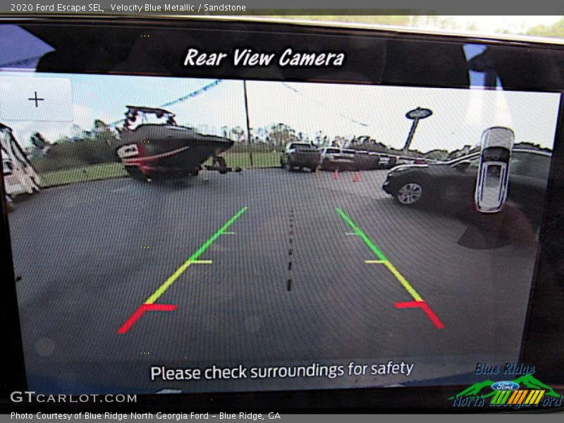 Velocity Blue Metallic / Sandstone 2020 Ford Escape SEL