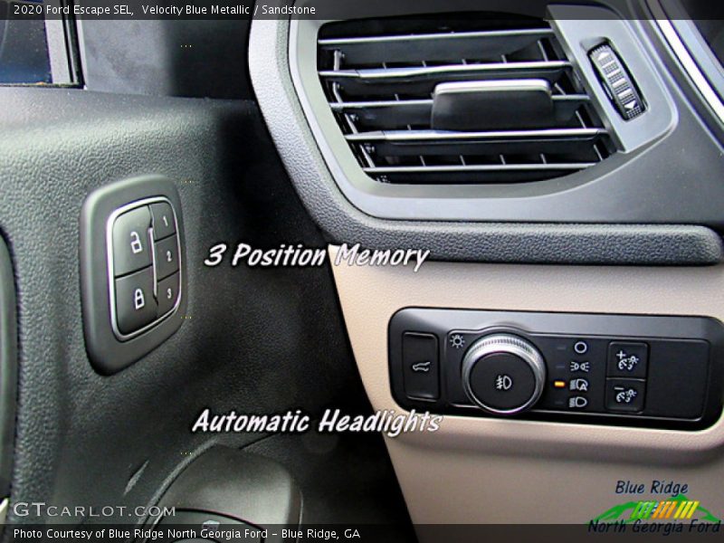 Velocity Blue Metallic / Sandstone 2020 Ford Escape SEL