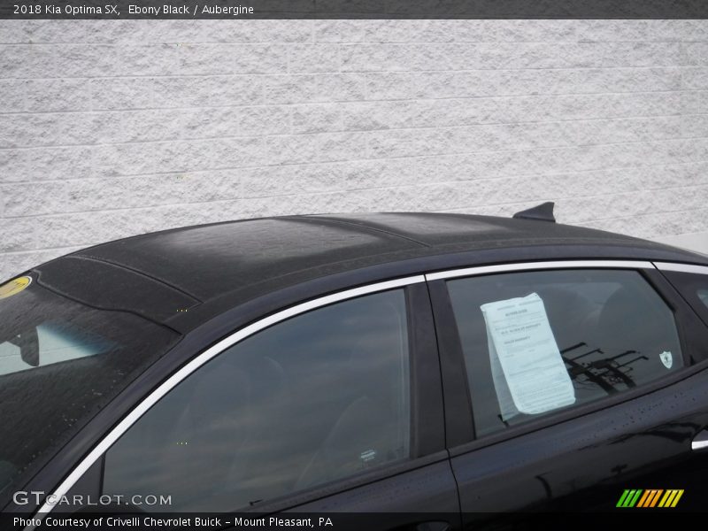 Ebony Black / Aubergine 2018 Kia Optima SX