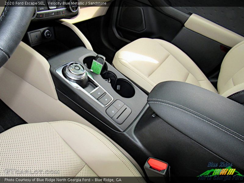 Velocity Blue Metallic / Sandstone 2020 Ford Escape SEL