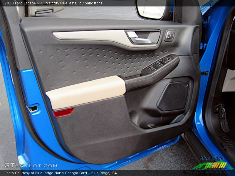Velocity Blue Metallic / Sandstone 2020 Ford Escape SEL