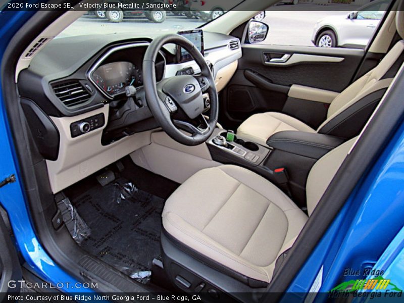 Velocity Blue Metallic / Sandstone 2020 Ford Escape SEL