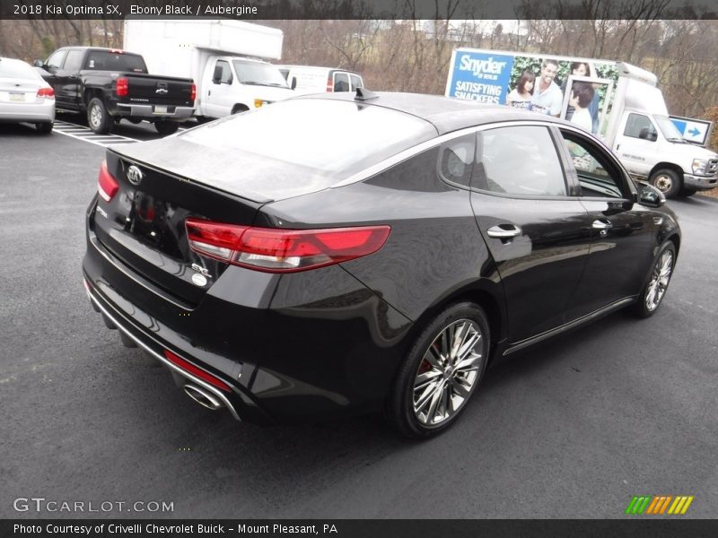 Ebony Black / Aubergine 2018 Kia Optima SX