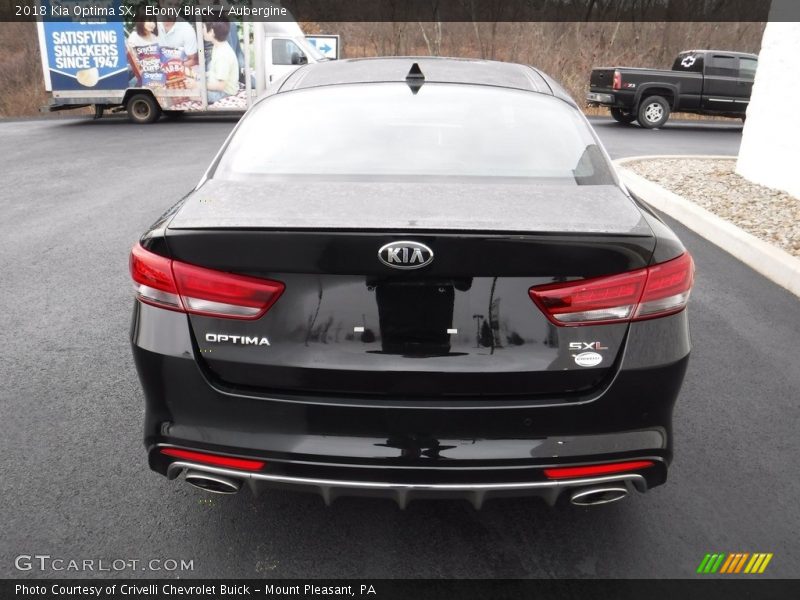 Ebony Black / Aubergine 2018 Kia Optima SX