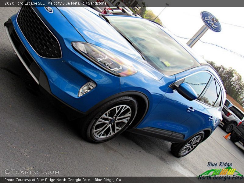 Velocity Blue Metallic / Sandstone 2020 Ford Escape SEL