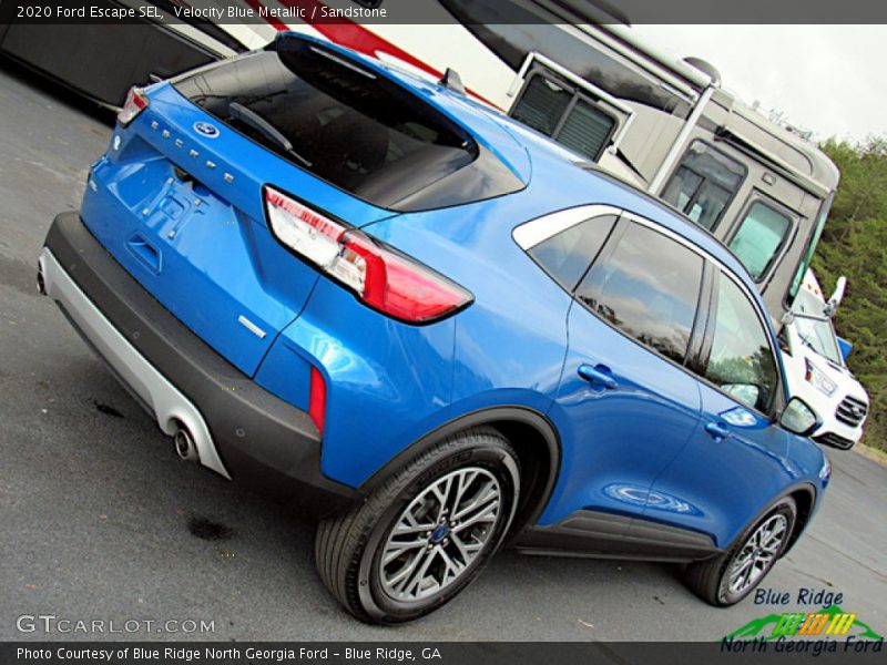Velocity Blue Metallic / Sandstone 2020 Ford Escape SEL