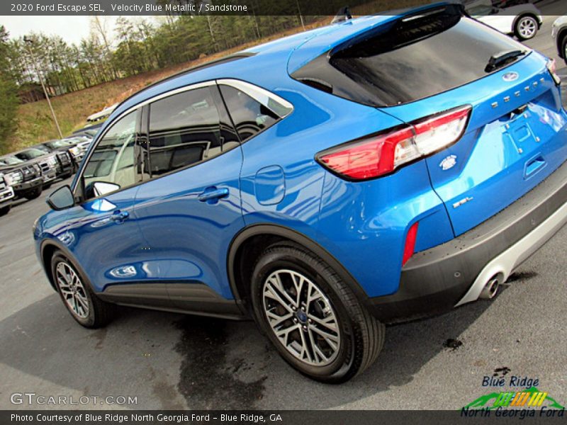 Velocity Blue Metallic / Sandstone 2020 Ford Escape SEL