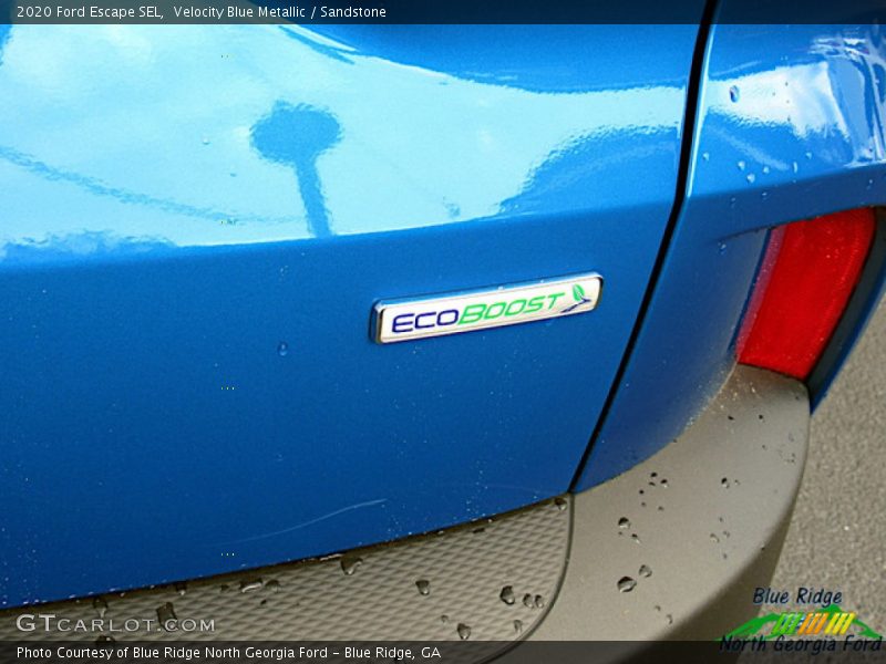 Velocity Blue Metallic / Sandstone 2020 Ford Escape SEL