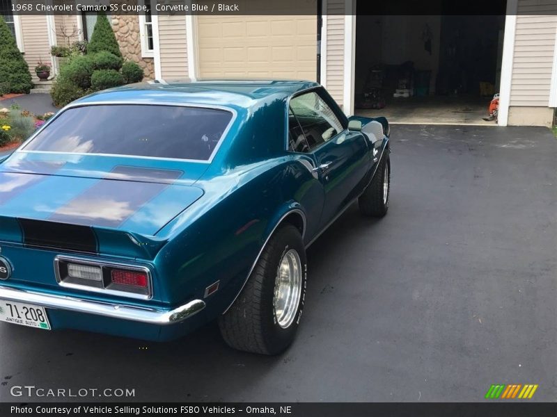 Corvette Blue / Black 1968 Chevrolet Camaro SS Coupe