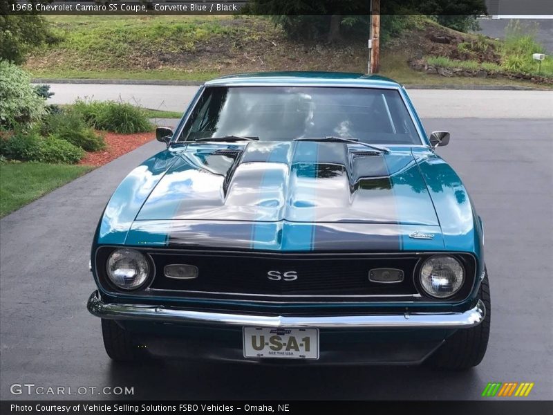 Corvette Blue / Black 1968 Chevrolet Camaro SS Coupe