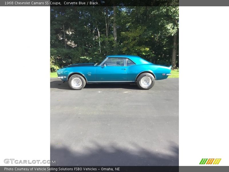 Corvette Blue / Black 1968 Chevrolet Camaro SS Coupe