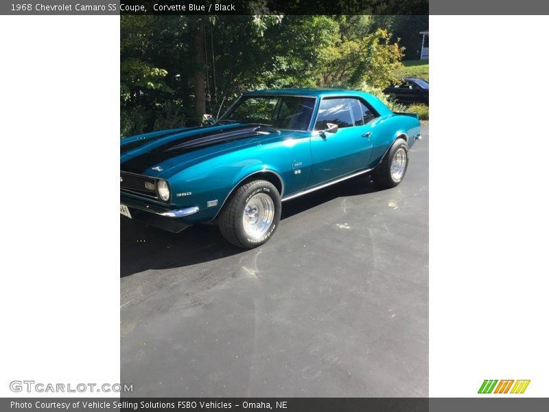 Corvette Blue / Black 1968 Chevrolet Camaro SS Coupe