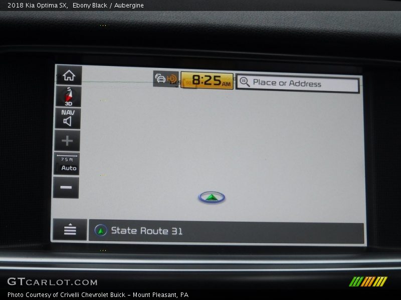 Navigation of 2018 Optima SX
