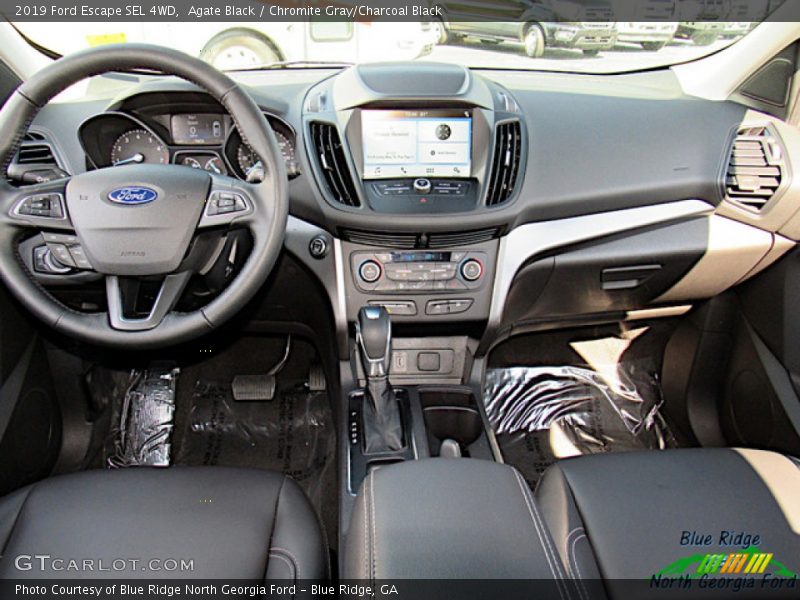 Agate Black / Chromite Gray/Charcoal Black 2019 Ford Escape SEL 4WD