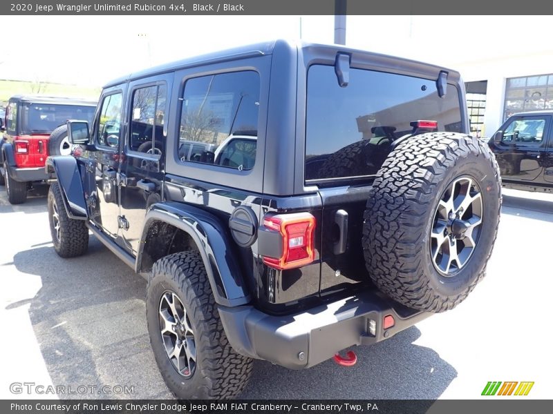 Black / Black 2020 Jeep Wrangler Unlimited Rubicon 4x4