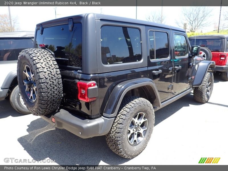 Black / Black 2020 Jeep Wrangler Unlimited Rubicon 4x4